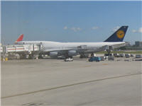 Flug Frankfurt - Miami (MIA) LH462 mit Lufthansa am Flughafen von Miami