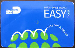 Miami Dade Public Transportation Easy Ticket