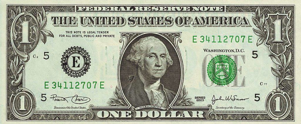 1 US Dollar