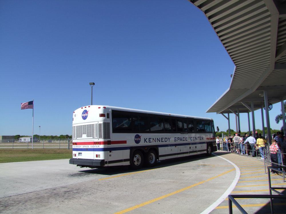 Bus im Kennedy Space Centre