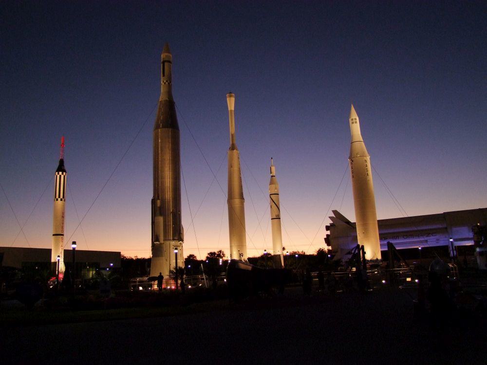 Rocket Garden im Kennedy Space Centre